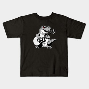 Rocker Dino 1 Kids T-Shirt